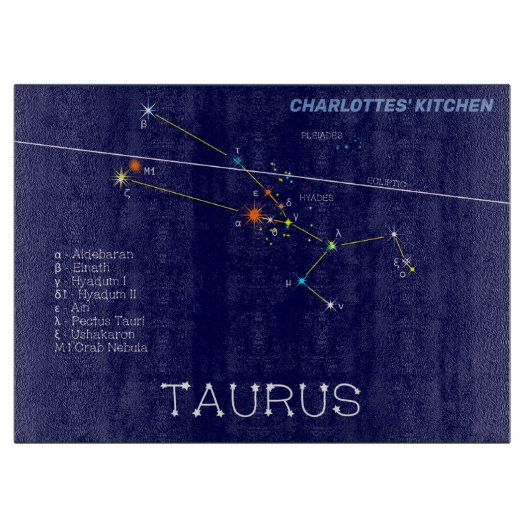 Planche À Découper Zodiaque Taurus (Devant)