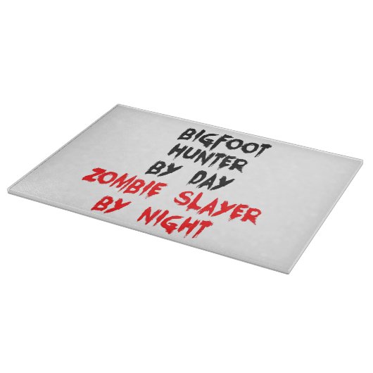 Planche À Découper Zombie Slayer Bigfoot Hunter (Coin)