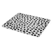 Planche À Découper Zones de guépard noir et blanc (Coin)