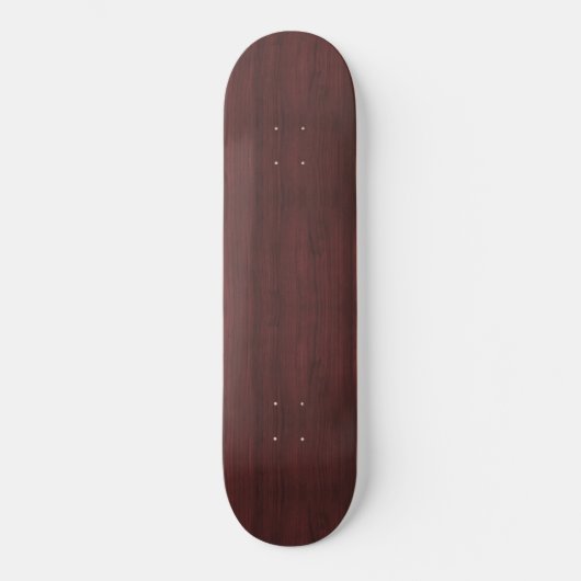 planche à roulette bois acajou foncé skateboard (Voorkant)