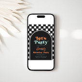 Planche à roulettes Invitation Anniversaire