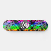 Planche à skateboard arc-en-ciel étoilée (Horz)