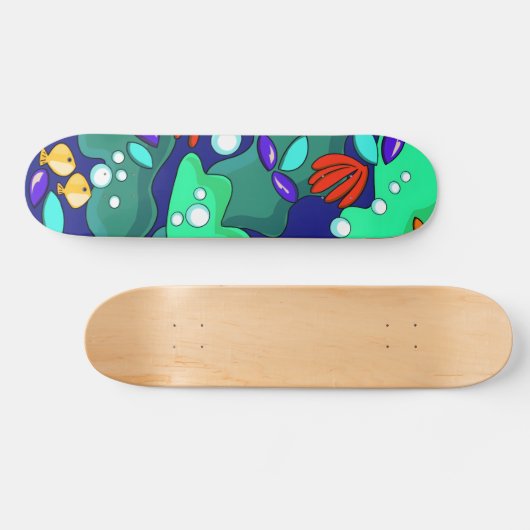 Planche à skateboard colorée Reef (Horz)