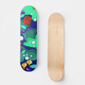 Planche à skateboard colorée Reef (Recto)