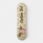 Planche à skateboard de la tête de vache (Devant)
