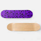Planche à skateboard de monstres violets (Horz)