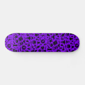 Planche à skateboard de monstres violets (Horz)