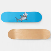 Planche à skateboard de requin rayé (Horz)