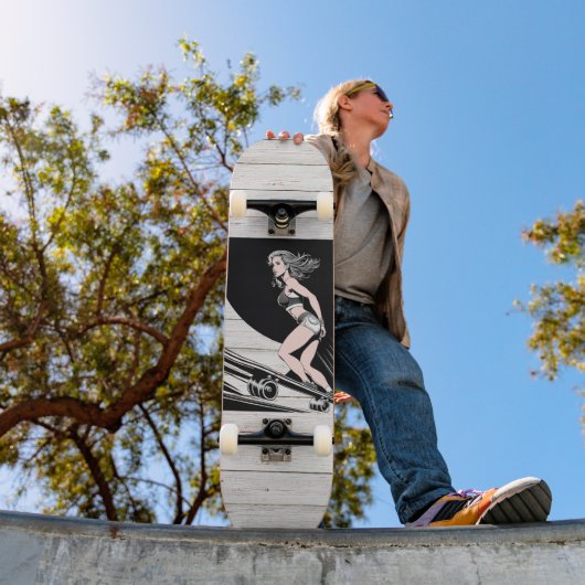 Planche à skateboard design Babe 8 1/8" (Extérieur 1)