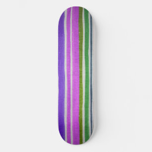 Planche à skateboard multicolore