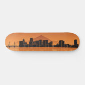 Planche à skateboard - Portland Skyline - Orange (Horz)