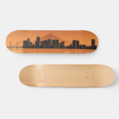 Planche à skateboard - Portland Skyline - Orange (Horz)