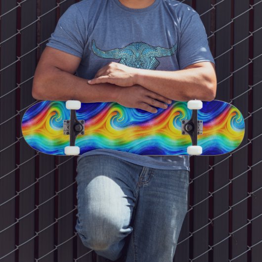 Planche à skateboard Rainbow Wave (Extérieur 3)