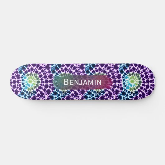 Planche à skateboard Retro violet vert Turquoise C (Horz)