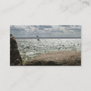 Planche à voile - carte de visite