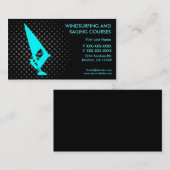 Planche à voile et voile cartes de visite sur mesu (Devant / Derrière)