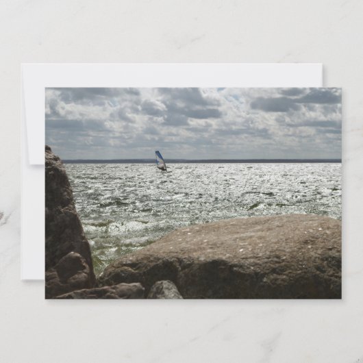 Planche à voile - invitation (Devant)