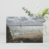 Planche à voile - invitation (Debout devant)