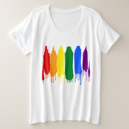 Planche artistique peinte Rainbow Gay pride Parade (Design devant)