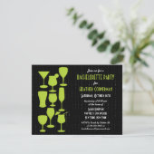 Planche Cocktails Bachelorette Fête Invitation (Debout devant)