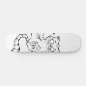 Planche de schaats chat du Cheshire Alice Skateboard (Horizontaal)