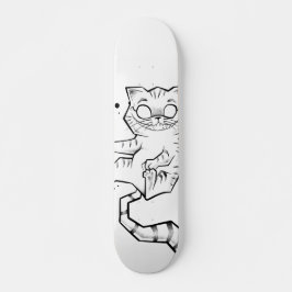 Planche de schaats chat du Cheshire Alice Skateboard