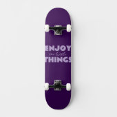 Planche de skateboard 8" (violet) (Recto)