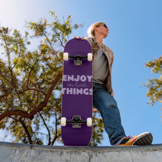 Planche de skateboard 8" (violet) (Extérieur 1)