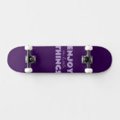 Planche de skateboard 8" (violet) (Horz)