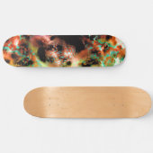 Planche de skateboard : Abstrait Orange" (Horz)