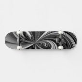 Planche de skateboard Abstraite Noir et Blanc (Horz)