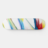 Planche de skateboard abstraite rayée sauvage Tag (Horz)