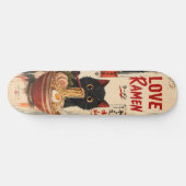 Planche de skateboard Anime Love Ramen Cat (Horz)