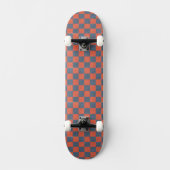 Planche de skateboard Art Denim et Orange Checkerb (Recto)