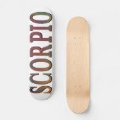 Planche de skateboard blanc Scorpio (Recto)