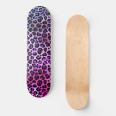 Planche de skateboard BLUE LEOPARD (Recto)