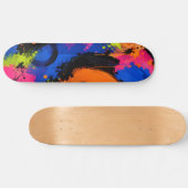 Planche de skateboard Bold Abstract Paint Splash (Horz)