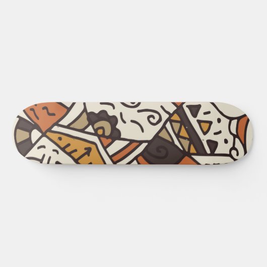 Planche de skateboard Brown et beige (Horz)