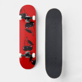Planche de skateboard Cerises Foncées (Recto)