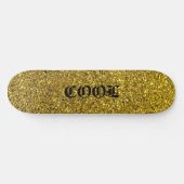 Planche de skateboard Cool Gold Parties scintillan (Horz)