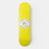 Planche de skateboard de 8 1/4 po sur mesure (pont (Recto)