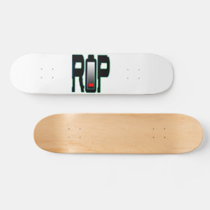 Planche de skateboard de batterie RIP