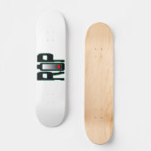 Planche de skateboard de batterie RIP (Recto)