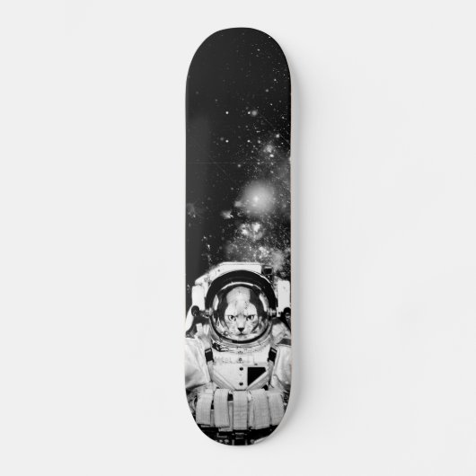 Planche De Skateboard De Chat Cosmonaut (Recto)