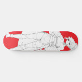 Planche de skateboard de fille anime de style de c (Horz)