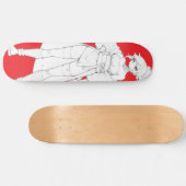 Planche de skateboard de fille anime de style de c (Horz)
