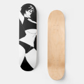 Planche De Skateboard De Fille Anime Surprise (Recto)
