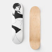 Planche De Skateboard De Fille Anime Surprise (Recto)