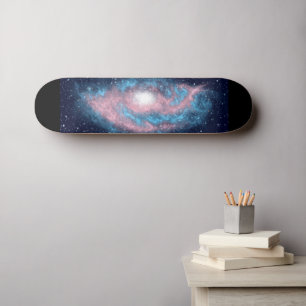 Planche de skateboard de galaxie spirale transgenr