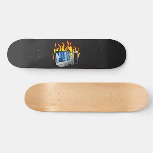 Planche de skateboard de l'ordinateur (Horz)